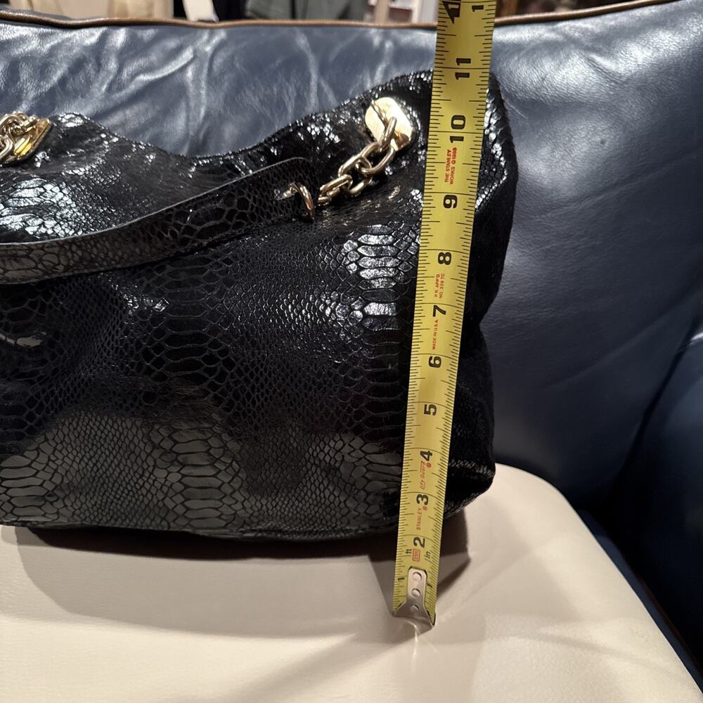 Michael Kors Python Embossed Leather Medium Lilly… - image 7